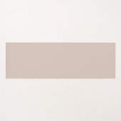Tan - Neutral - Pastellfarbe Yogamatte (Vorderseite (Horizontal))