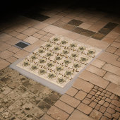 Tan Pattern HoneyBee Design | Keramikfliese