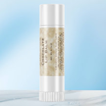 Tan Pergament Papier Stil Lippenbalsam Tube Etiket