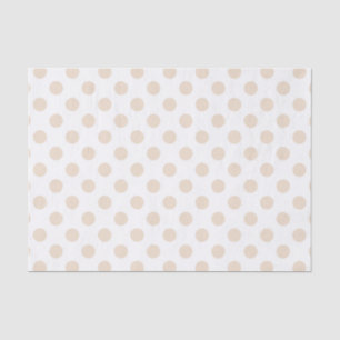Tan-Polka-Punkte Seidenpapier