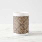 TAN RAUTE STRICK Knochenerkrankung Tasse der China (Vorderseite)