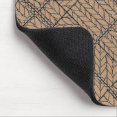 TAN RAUTE STRICK Mouse Pad Mousepad (Ecke)