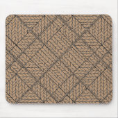 TAN RAUTE STRICK Mouse Pad Mousepad (Vorne)