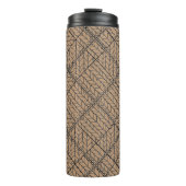 TAN RAUTE STRICK Thermal Tumbler Thermosbecher (Vorderseite)
