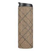 TAN RAUTE STRICK Thermal Tumbler Thermosbecher (Nach rechts gedreht)