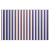 Tan, Red, Midnight Blue, White & Black Pattern Stoff (Fat Quarter (45,7 x 55,9 cm))