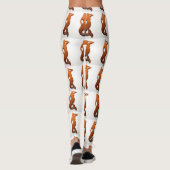 tan Redheadmeerjungfrau Leggings (Rückseite)