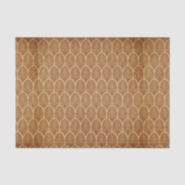 Tan Retro erschüttert Seidenpapier