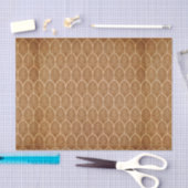 Tan Retro erschüttert Seidenpapier (Handwerk)