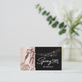 Tan-Rose-Tan-Tan-Röhrenbesatzung Visitenkarte (Stehend Vorderseite)