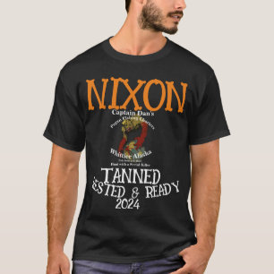 Tan runter Ausgeruht & Bereit NIXON 2024 Präsident T-Shirt