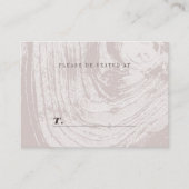 Tan Rustic Woodgrain Herbstliche Hochzeit im Herbs Platzkarte (Vorderseite)