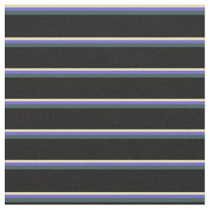 Tan, Schieferblau, Dunkelschiefer grau und schwarz Stoff