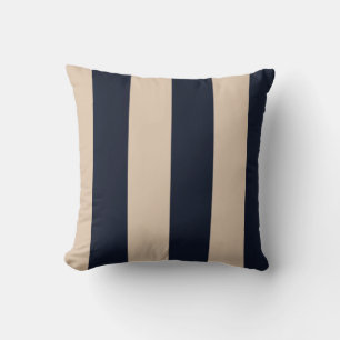 TAN/schwarzes Tupfenreversible-Kissen Kissen