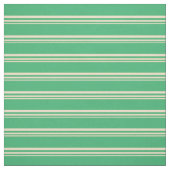Tan & Sea Green Stripes/Lines Muster Stoff (Muster)