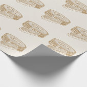 Tan shoepolis tin Pop art Geschenkpapier (Ecke)