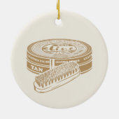 Tan shoepolis tin Pop art Keramik Ornament (Hinten)