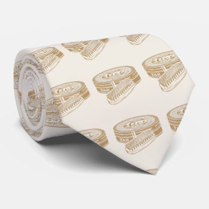 Tan shoepolis tin Pop art Krawatte