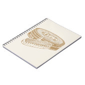 Tan shoepolis tin Pop art Notizblock (Linke Seite)