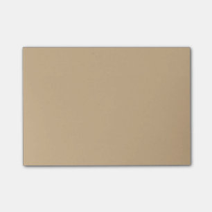 Tan Solid Color Post-it Klebezettel