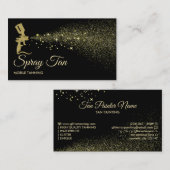 Tan Spray Flasche Visitenkarte (Vorne/Hinten)