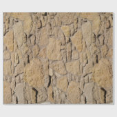 Tan Stone Wrapping Paper Geschenkpapier (Flach)