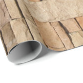 Tan Stone Wrapping Paper Geschenkpapier (Rolleneckpunkt)