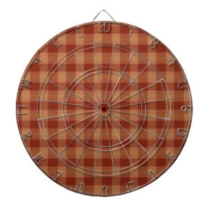 Tan Tartan Metal Cage Dartboard Dartscheibe