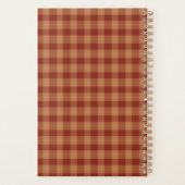 Tan Tartan Planner  Planer (Rückseite)