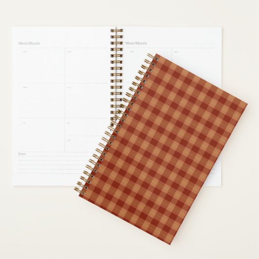 Tan Tartan Planner Planer (Anzeige)