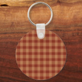 Tan Tartan Schlüsselanhänger (Vorderseite)