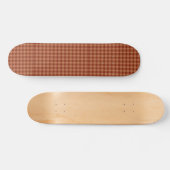 Tan Tartan Skateboard (Horizontal)