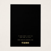 Tan Terracotta Add Logo Earring Display Card (Rückseite)