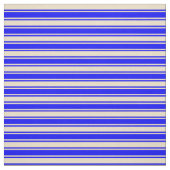 Tan und Blue Lines Stoff (Muster)