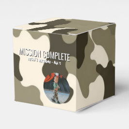 Tan und Brown Army Mission Complete Geschenkschachtel