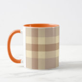 Tan und Cream Tartan Tasse (Links)