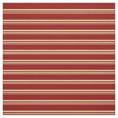 Tan und Dunkelrotes Streifenmuster Stoff (Muster)