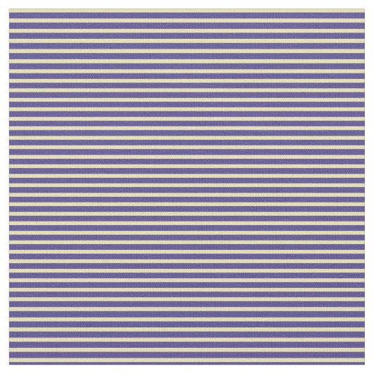 Tan und dunkle schieferblaue Streifen Stoff (Nahaufnahme)