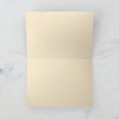 Tan und Gold Abstrakt, Jeden Anlaß Blank Gruß Karte (Innenseite)