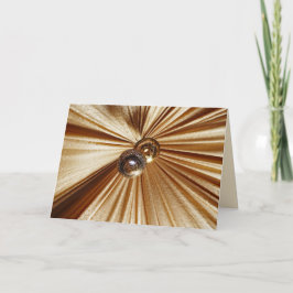 Tan und Gold Abstrakt, Jeden Anlaß Blank Gruß Karte