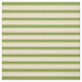 Tan und Green Lined Muster Stoff (Muster)