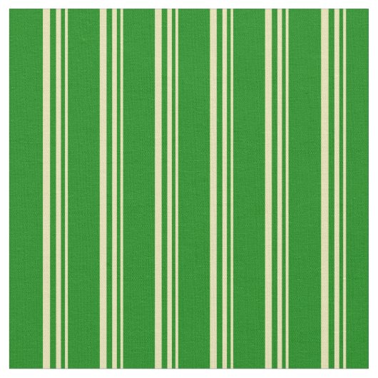 Tan und grüne Streifen Stoff (Nahaufnahme)