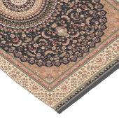 Tan und grüner persischer Teppich Kurzer Tischläufer (Ecke)