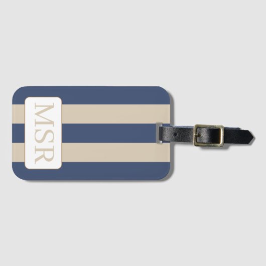 Tan und Lila gestrichene Gepäckmarke Gepäckanhänger (Vorderseite (Horizontal))