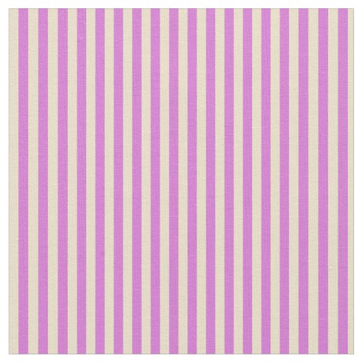 Tan und Orchid farbige Linien Stoff (Nahaufnahme)