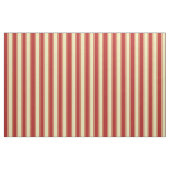 Tan und rotes Streifenmuster Stoff (Fat Quarter (45,7 x 55,9 cm))