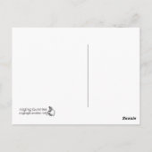 TAN UND SCHWARZ POSTKARTE (Rückseite)