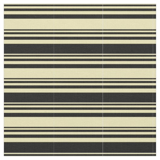 Tan und Schwarz/Streifen-Muster Stoff (Nahaufnahme)
