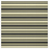Tan und Schwarz/Streifen-Muster Stoff (Muster)