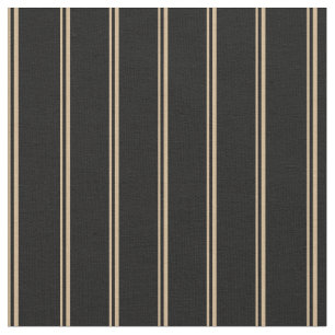Tan und schwarze farbige Streifen Stoff